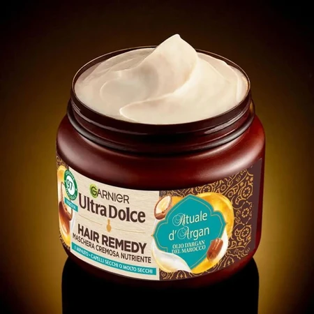 Garnier Ultra Gentle Hair Remedy Argan Ritual - Mascarilla nutritiva 340 ml