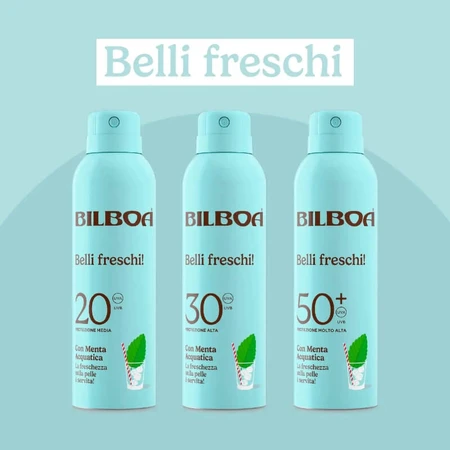 Bilboa SPF 30 Sunscreen Spray, Refreshing, High Protection, 150 ml