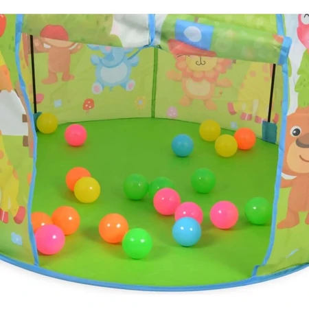 Moni Trade Burgzelt – Spiel mit 25 bunten Bällen