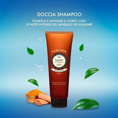 Perlier Kashmir Sandalwood - Kashmir Sandalwood doucheshampoo, 250 ml