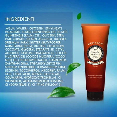Perlier Kashmir Sandalwood - Kashmir Sandalwood doucheshampoo, 250 ml
