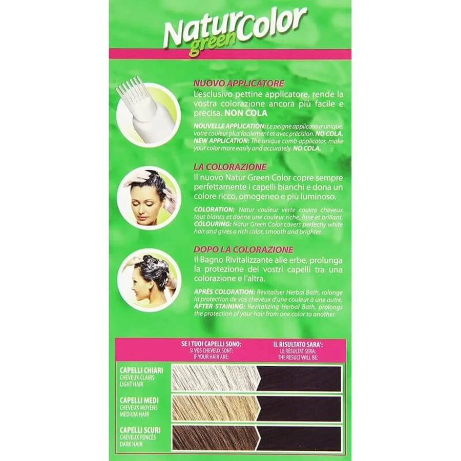 Renee Blanche Natur Green Color – vopsea de păr de culoare mahon deschis
