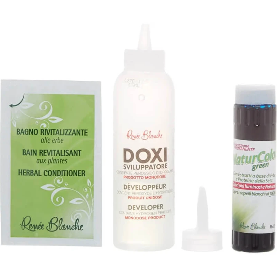 Renee Blanche Natur Green Color – vopsea de păr de culoare mahon deschis