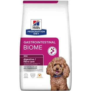 Hill's Prescription Diet Gastrointestinal Biome Mini mit Huhn – Trockenfutter für Hunde, 6 kg