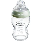 Tommee Tippee Closer to Nature - Biberon en polypropylène à débit lent, 0 mois et plus, 250 ml