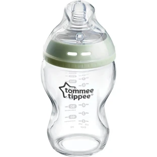 Tommee Tippee Closer to Nature - Fles van polypropyleen met langzame doorstroming, vanaf 0 maanden, 250 ml