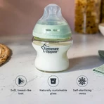 Tommee Tippee Closer to Nature - Fles van polypropyleen met langzame doorstroming, vanaf 0 maanden, 250 ml