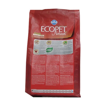 Farmina Ecopet Natural Adult Mini Chicken - Pienso completo para perros adultos de raza pequeña, 2,5 kg