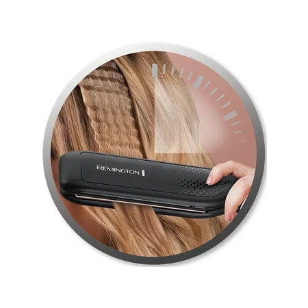 Remington Ceramic Crimp S3580 – Frisè-Glätteisen für Volumen und Wellen mit breiten Platten