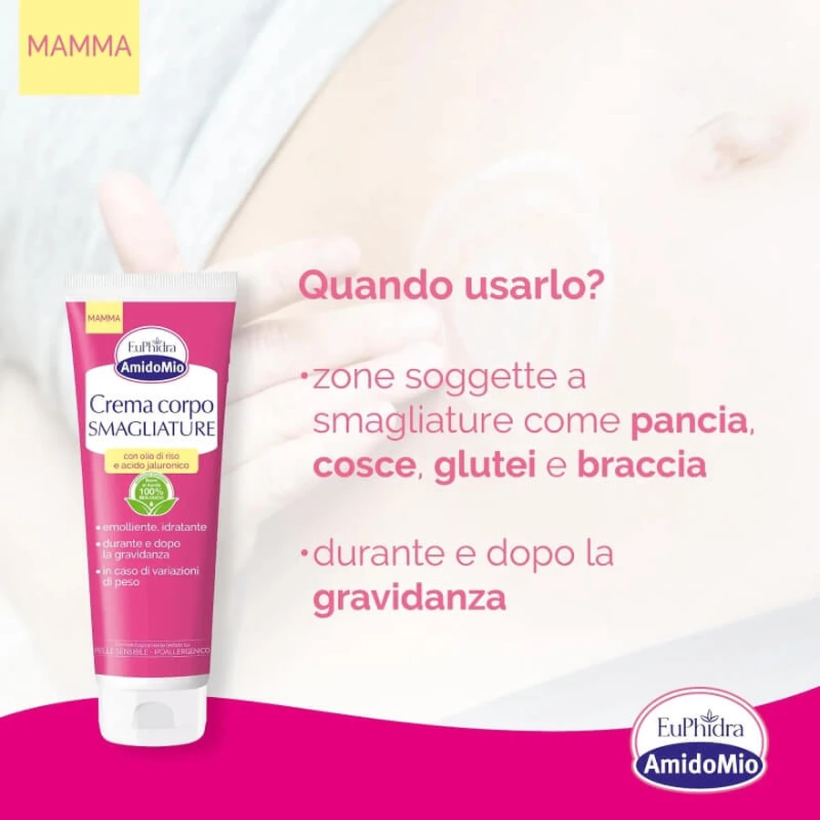 Euphidra Amido Mio - Body Cream for Stretch Marks, 200 ml