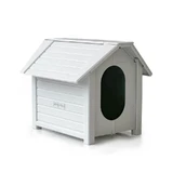 Welly Villa – Weiße, strapazierfähige, wärmeisolierte Hundehütte, hergestellt in Italien