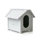 Welly Villa – Weiße, strapazierfähige, wärmeisolierte Hundehütte, hergestellt in Italien