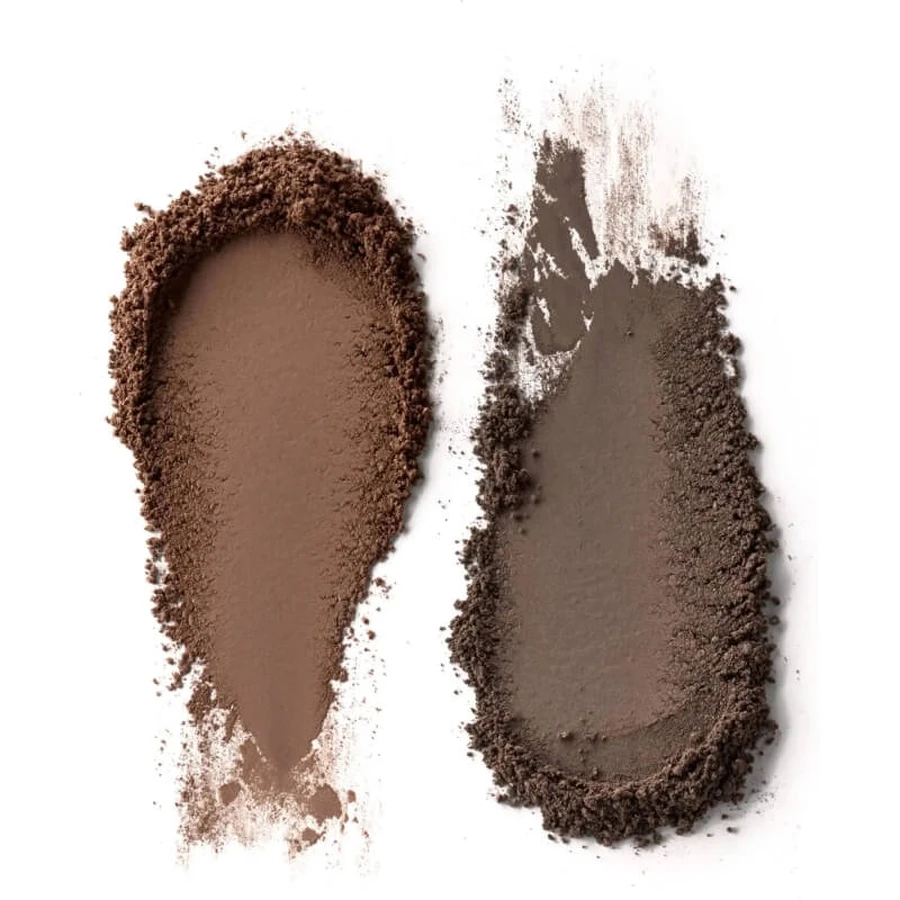 Set dúo de polvos para cejas Essence - Polvo n.º 02, tono medio