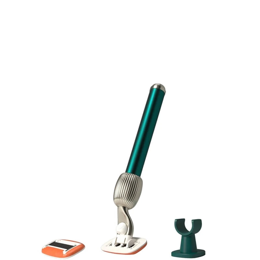 Fler The Rasor Starter Set Pine - Anodized aluminum razor with 5 blades