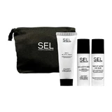 Coffret hydratant et éclaircissant pour le visage et le contour des yeux + pochette
