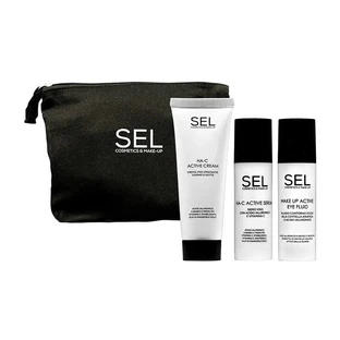 Moisturizing and Brightening Face and Eye Set + Clutch Bag