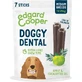 Edgard &amp; Cooper Doggy Dental - Plant-Based Dental Sticks for Medium Dogs, Apple and Eucalyptus, 175 g
