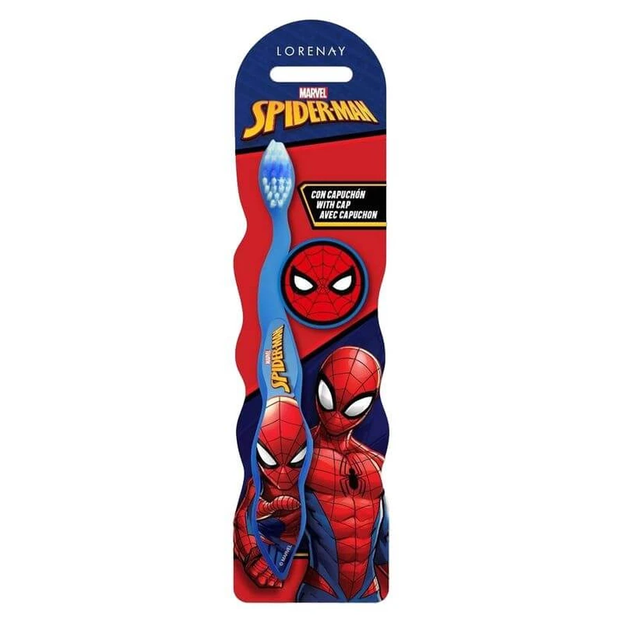 Marvel Spider-Man - Brosse à dents pour enfants avec cache-tête