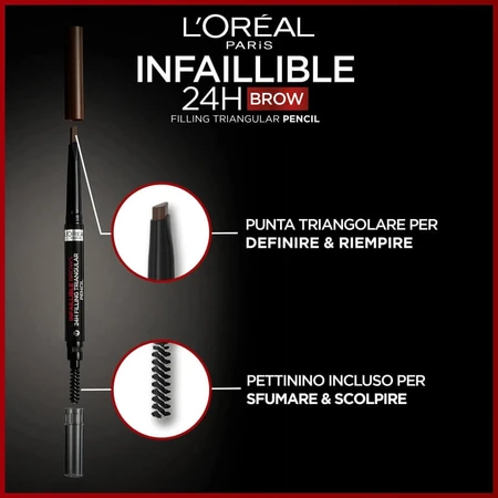 L'Oréal Paris Infaillible Brow Xpert - Wenkbrauwpotlood nr. 6.0 Donkerblond