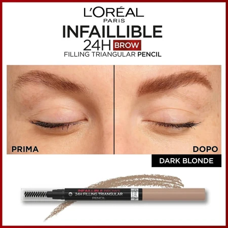 L'Oréal Paris Infaillible Brow Xpert - Wenkbrauwpotlood nr. 6.0 Donkerblond