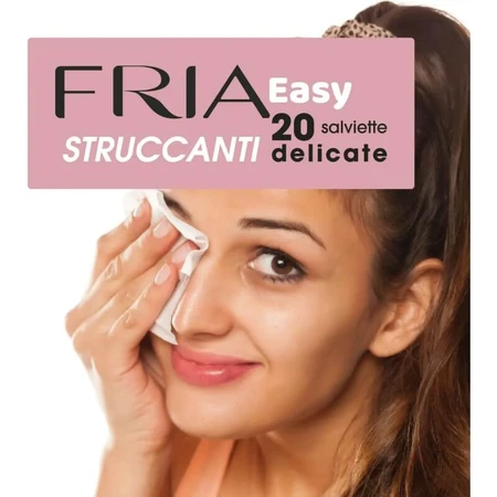 Fria Easy – 20 biologisch abbaubare Make-up-Entferner-Tücher