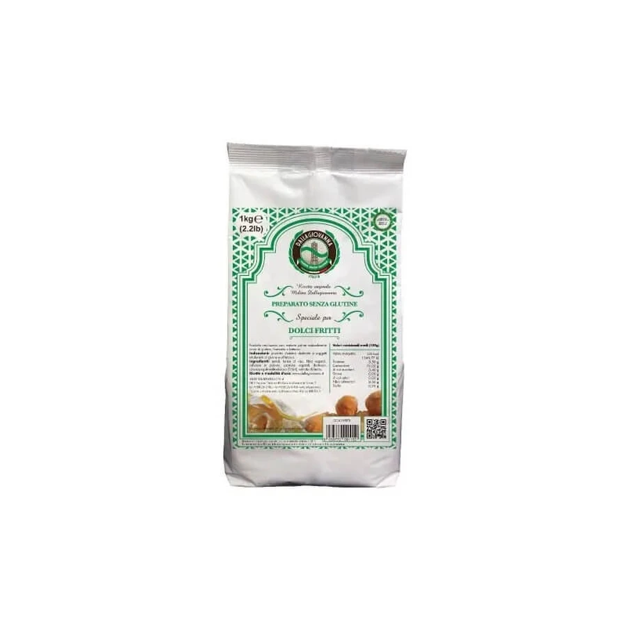 Molino dallagiovanna Glutenvrij - Speciale mix voor gefrituurde desserts, 1 kg
