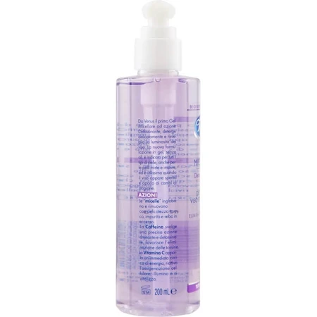 Venus Entgiftendes Mizellen-Gel zum Entfernen von Gesichts-Make-up, 200 ml