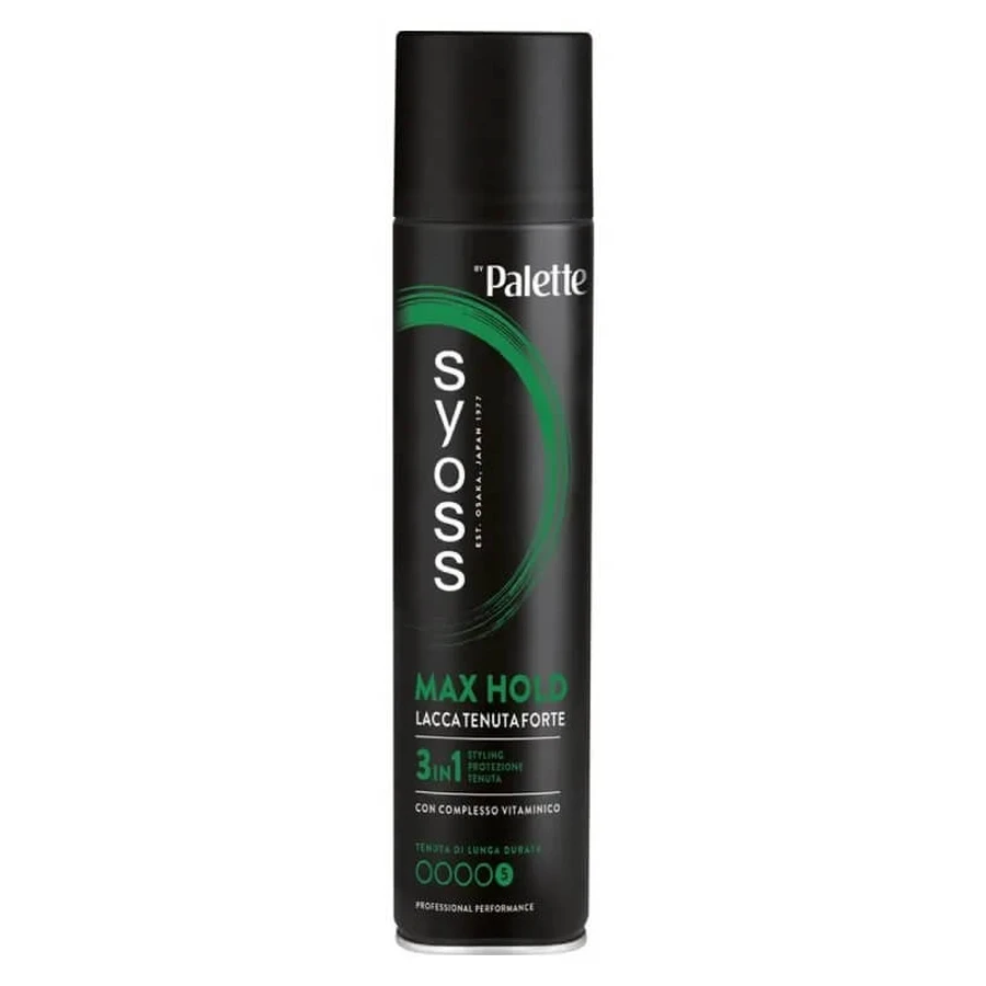 Syoss Palette – Max Hold – Haarspray mit starkem Halt, 300 ml