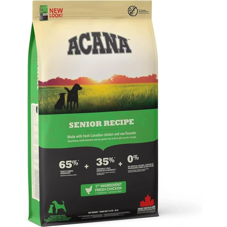 Acana Senior Chicken Formula – Alleinfuttermittel für Hunde, 11,4 kg