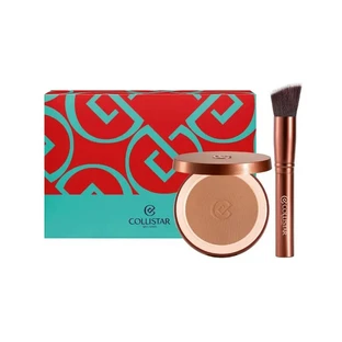 Collistar-cadeauset: Silk-Effect Bronzing Powder 4.4 Hawaii Matte + Teardrop-kwast