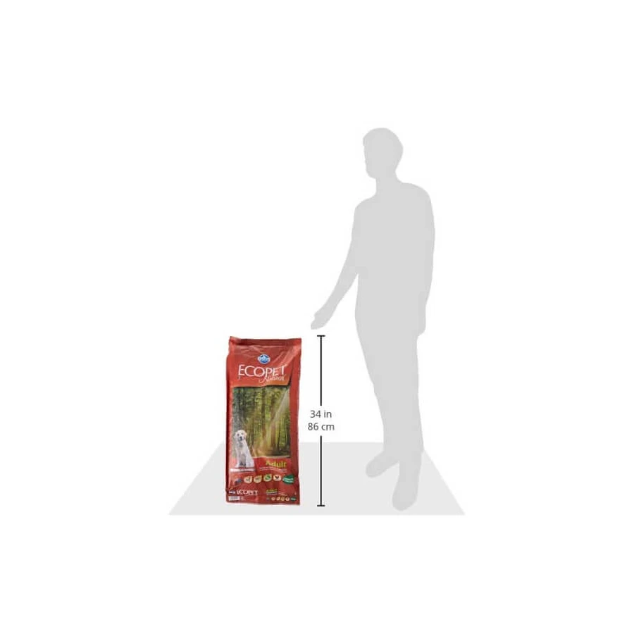Farmina Ecopet Natural Adult Medium Chicken - Compleet voer voor volwassen honden, 12 kg