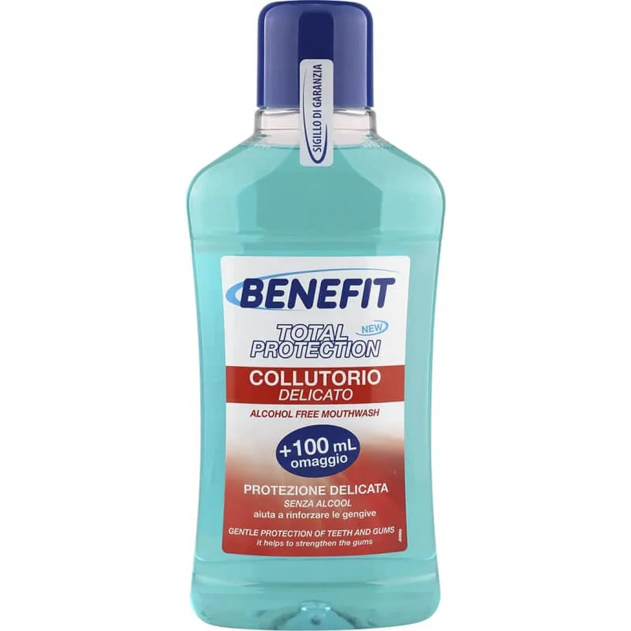 Enjuague bucal Benefit para la boca y los dientes, 400 ml