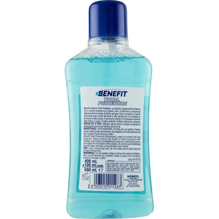 Enjuague bucal Benefit para la boca y los dientes, 400 ml