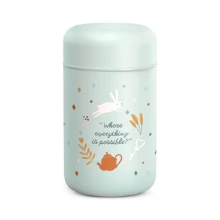 Suavinex Wonderland - Thermosfles voor babyvoeding, 400 ml - Lichtblauw