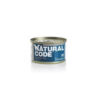 Natural Code 02 Tonnetto – kompletna karma dla starszych kotów, 85 g