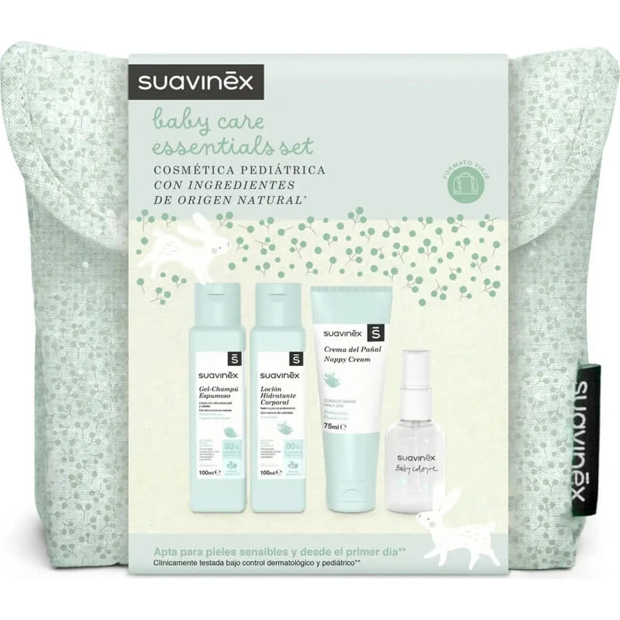 Set básico de cuidado infantil Suavinex: neceser para niños con productos incluidos