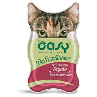 Oasy Delicatesse Liver Pâté - Complete Cat Food, 85 g