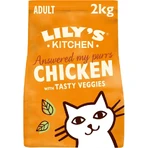 Lily's Kitchen Kip & Groenten - Compleet droogvoer voor volwassen katten, 2 kg