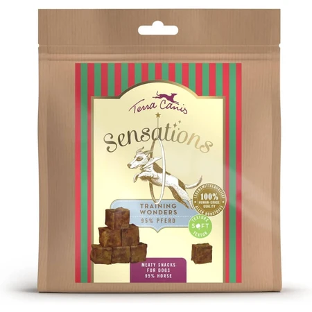Terra Canis Sensations Training Wonders Horse – Trainingssnacks für Pferde und Hunde, 90 g
