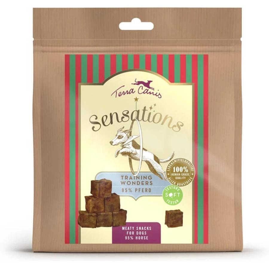 Terra Canis Sensations Training Wonders Horse – Trainingssnacks für Pferde und Hunde, 90 g