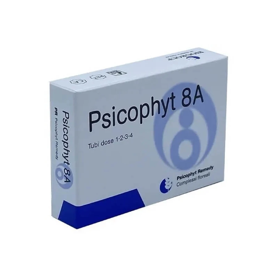 Psicophyt Remedy 8a - Supplement ter verbetering van het humeur, 4 tubes