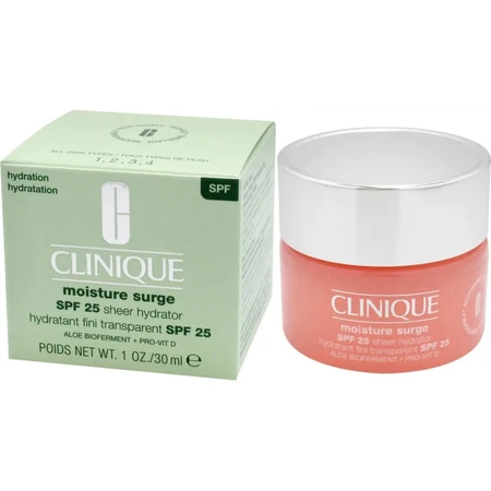 Clinique Moisture Surge SPF 25 - Crème hydratante et protectrice, 30 ml
