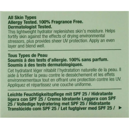 Clinique Moisture Surge SPF 25 - Crème hydratante et protectrice, 30 ml