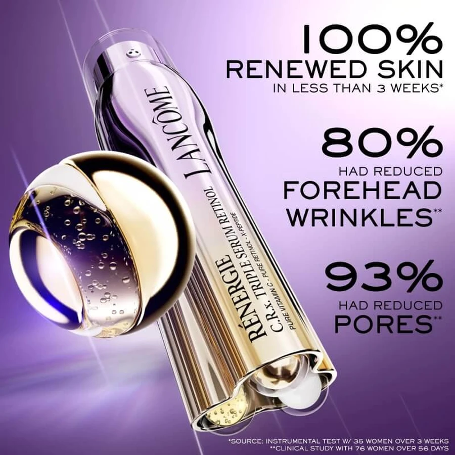Lancôme Rénergie C.R.X. Triple Serum Retinol - Sérum antienvejecimiento 50 ml