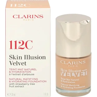 Clarins Skin Illusion Velvet - Liquid Foundation - No. 112C Amber