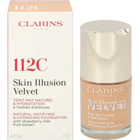 Clarins Skin Illusion Velvet - Liquid Foundation - No. 112C Amber