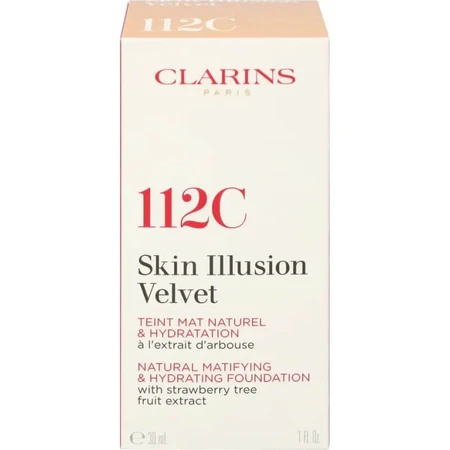 Clarins Skin Illusion Velvet - Liquid Foundation - No. 112C Amber