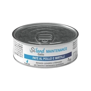 Aurora Biofarma Siland Maintenance Hähnchen- und Heidelbeer-Pastete – Alleinfuttermittel für ausgewachsene Katzen, 85 g