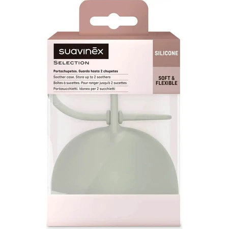 Suavinex Selection Color Essence - Siliconen fopspeenhouder - Groen