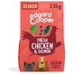 Edgard & Cooper Fresh Chicken & Salmon Senior mit Huhn und Lachs – Alleinfuttermittel für ältere Hunde, 2,5 kg